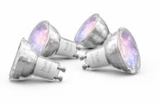Image of Philips Hue Essential Smart LED GU10 Bulb White and Color Ambiance 4 Pack