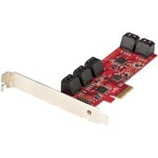 Image of Startech Sata Pcie Card 10 Port Pcie Sata Expansion Card 6Gbps Sata Adapter Stac