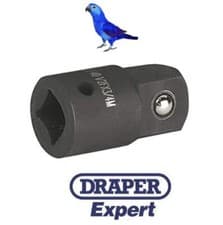 Image of Draper Expert 1/2" (Female) X 3/4" (Male) Impact Socket Converter Connector 1410
