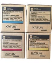 Image of Konica Minolta Toner Full Set 258/308/368/454/554/- C,M,Y,K -KATUN NEW
