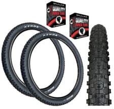 Image of Kenda KADRE 27.5 x 2.60 BLACK Chunky Mountain Bike TYRE s TUBE s K-1027