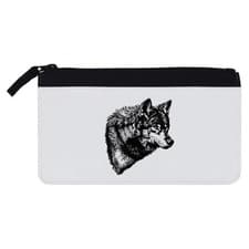Image of 'Wolf Portrait' Pencil Case (PC00060855)