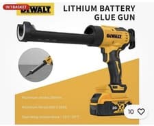 Image of Dewalt Electric Caulking Gun NO Battery 6 Gear Adjustable Speed Cordless Gun