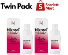 Image of 2x Nizoral Anti Dandruff Shampoo - 60ml - Exp 07/2027