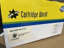 Image of Cartridge World Brother TN-2110 Black Toner – Genuine Unused Store Stock
