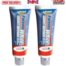 Image of 2 PACK OF EVERBUILD FOREVER WHITE GROUT REVIVER 200ML