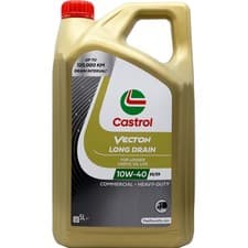 Image of Castrol Vecton Long Drain 10W-40 10W40 E6/E9 Fully Synth Engine Oil 5 Litres 5L