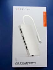 Image of Satechi USB-C Multi-Port Adapter V2 (BRAND NEW & SEALED) ST-TCMA2S Macbook Hub