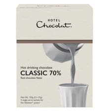 Image of Hotel Chocolat Hot Drinking Chocolate Classic 70% 5 x 31g