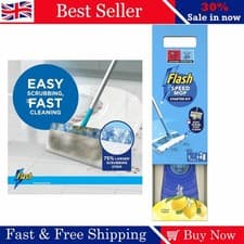 Image of Flash Speedmop Wet Mop Floor Cleaner Starter Kit For Cleaning Floors uk