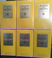 Image of LOT of 6 Acqua di Parma Rosa Nobile Velvety Bath/Shower Gel, 6.7oz (200 ml) each
