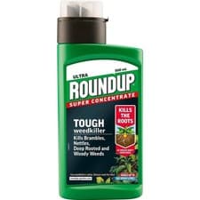 Image of Roundup Ultra Weedkiller 500ml Concentrate Kills Tough Weeds and Roots on Paths
