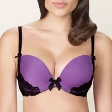 Image of Boux Avenue 32G Purple Lilac Plunge Bra – Lace Underwire, Women’s Lingerie