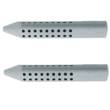 Image of Faber Castell 187100 "Grip 2001" Eraser Rubber - Grey x 2 items