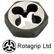 Image of HSS UNC Hexagon Die Nut 4 x 40 - 2" x 5 Unified National Coarse Volkel Germany