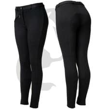 Image of LADIES WOMEN SELF SEAT HORSE RIDING JODHPURS JOHDPURS JODS STRETCHY.