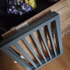 Image of Folding Dog Gate 3 4 Wood Panel Freestanding Pet Fence Playpen Safety Doorway UK