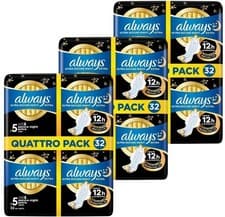 Image of 96 x Always Ultra Sanitary Towels (Size 5) Pads, Secure Night Extra with Wings