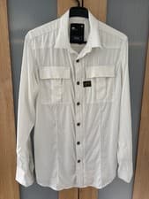 Image of G-Star RAW Shirt Men - RRP £100 - White - Size L