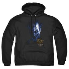 Image of Batman Arkham Asylum "Arkham Joker" Pullover Hoodie, Sweatshirt, Long Sleeve