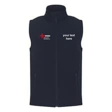 Image of Customised NIC Electrician approved contractor -softshell with name/text