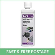 Image of HG Stain Away 2 Remover of Shoe Polish, Felt Tip Pen, Oil and Grease