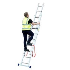 Image of TBDavies Extension Ladders - Aluminium 3-Section Ladders