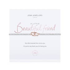 Image of Joma Silver Plated Beaded Bracelet A Little BEAUTIFUL FRIEND + Gift Bag 2685