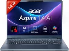 Image of ACER Aspire 14 AI 14" Laptop Copilot+ PC - Snapdragon X X1 16GB 512GB SSD - Blue