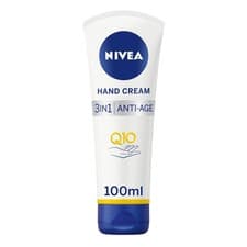 Image of NIVEA 3in1 Q10 Anti Age Care Hand Cream (100ml) Moisturising Hand Cream Reduces