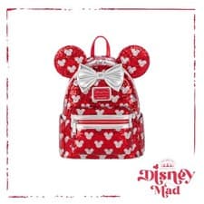 Image of Loungefly Minnie Mouse Sequined Mini Backpack - Disney Parks