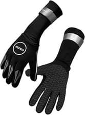 Image of ZONE3 Neoprene Swim Gloves Black/Silver NA18UNSG116/XS (Extra Small)