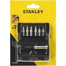 Image of Stanley STA60480 6Pc Screwdriver Bit Set & Handle