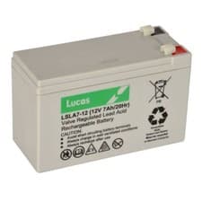 Image of 4 x Lucas 12V 7AH UPS Battery Kit - Direct Replacement - APC RBC23, RBC24, RBC25