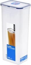 Image of Lock & Lock Rectangular Storage Container - Clear, 2 Litre Airtight Food Storag
