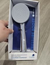 Image of Croydex Pressure Boost One Function Shower Handset.