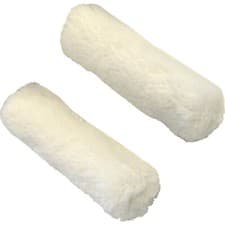 Image of Faithfull Mini Paint Roller Refills Medium Pile 100mm Pack of 2