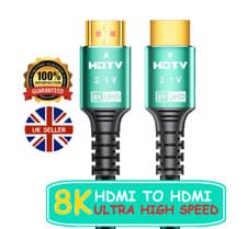 Image of 8K HDMI Cable 2.1 Ultra High Speed HDTV Lead 3D ARC 7680*4320P For SKY PS5 XBOX