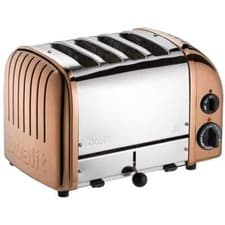 Image of Dualit Classic 4 Slice ProHeat Toaster in Copper | 47450 | Brand New