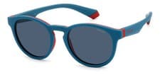 Image of POLAROID KIDS PLD 8048/S CLP TEAL RED 45/18/130 JUNIOR Sunglasses