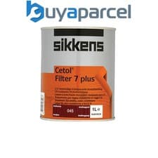 Image of Sikkens 5085935 Cetol Filter 7 Plus Translucent Woodstain Mahogany 1 litre SIKCF