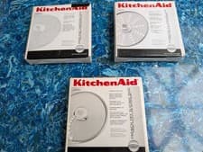Image of KitchenAid Artisan Food Processor cutting discs (Set of 3).