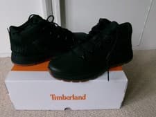 Image of Timberland Men's Sprint Trekker Mid Lace Jet Black UK 9.5 - NEW & BOXED - LOOK!