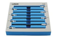 Image of Laser Tools Extra Long Star Socket Bit Set 3/8"D 8pc 7356