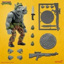 Image of Super7 Teenage Mutant Ninja Turtles Ultimates Rocksteady Action Figure