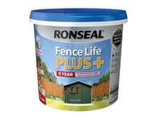 Image of Ronseal Fence Life Plus+ Forest Green 5 litre RSLFLPPFG5L