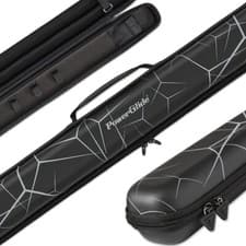 Image of Powerglide Svartur NOIR 2 Piece Snooker / Pool Cue Case - Free P&P