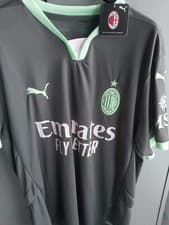Image of AC Milan PUMA Size Medium Football Shirt NO Name Or Number Never Worn
