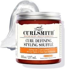 Image of Curlsmith Curl Defining Styling Soufflé - Vegan Medium Hold Styling Gel for Wa