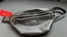 Image of Hugo Boss Nesh - Hugo Bumbag Twill Belt Bag With Metallic Stacked Logo